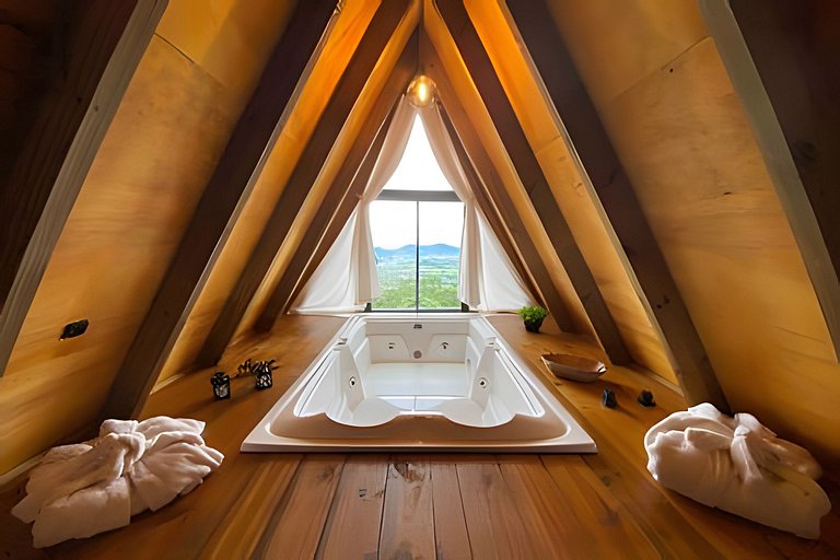 Chalé dos Alpes 2 hidromassagem e Lareira
