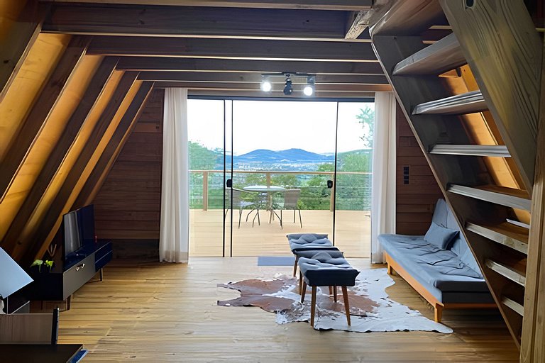 Chalé dos Alpes 2 hidromassagem e Lareira